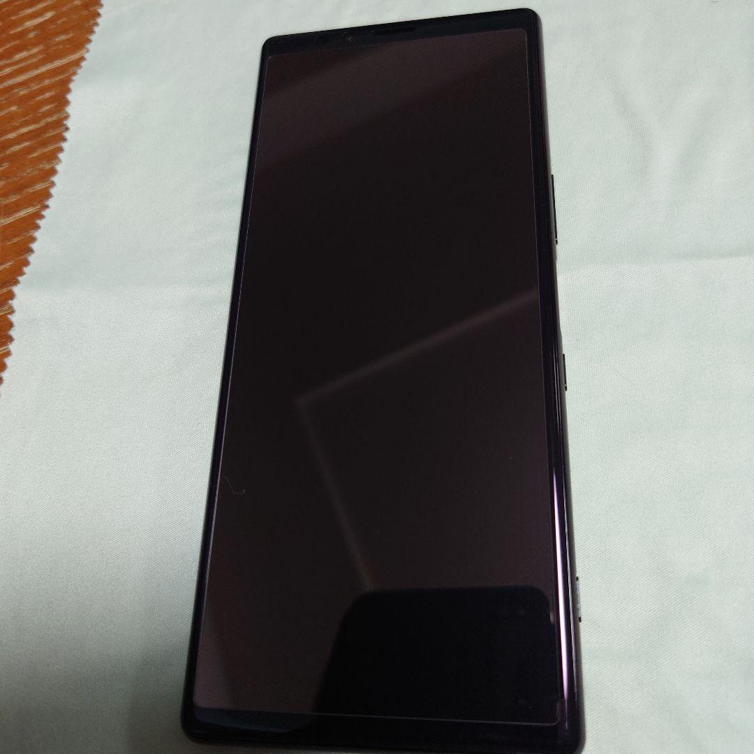 【ジャンク】Sony Xperia1 sov40 ブラック 本体のみ　au