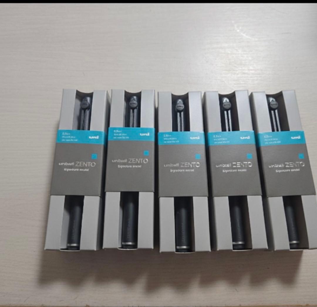 ユニボールゼント uniball ZENTO シグニチャーモデル ブラック5個