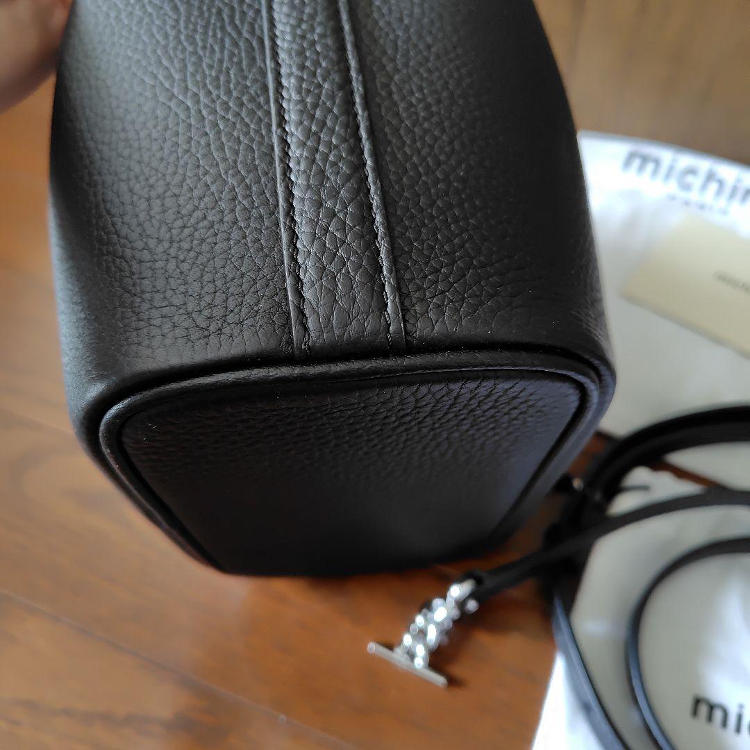 【本日限定価格】【極美品】michino バゲットバック オデオンミニ ブラック