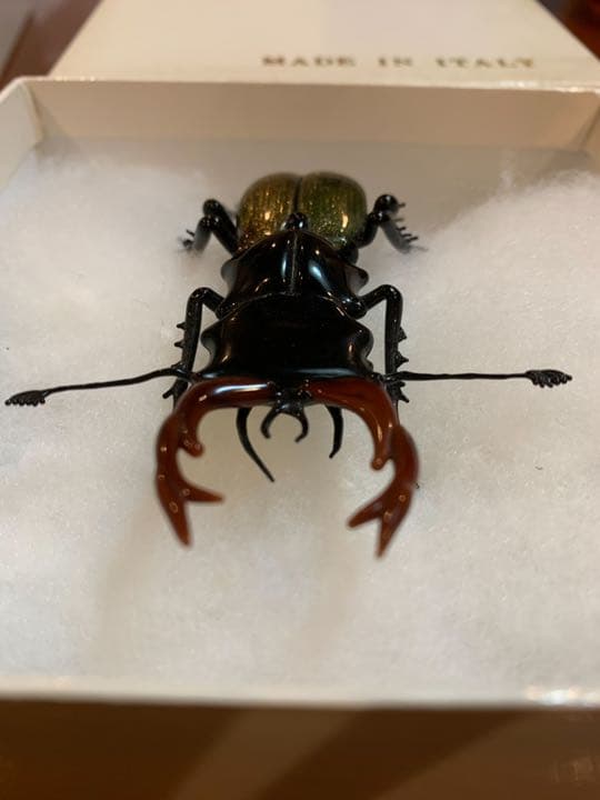 ベネチアンガラス　巨匠ヴィットリオ・コスタンティーニ　クワガタ