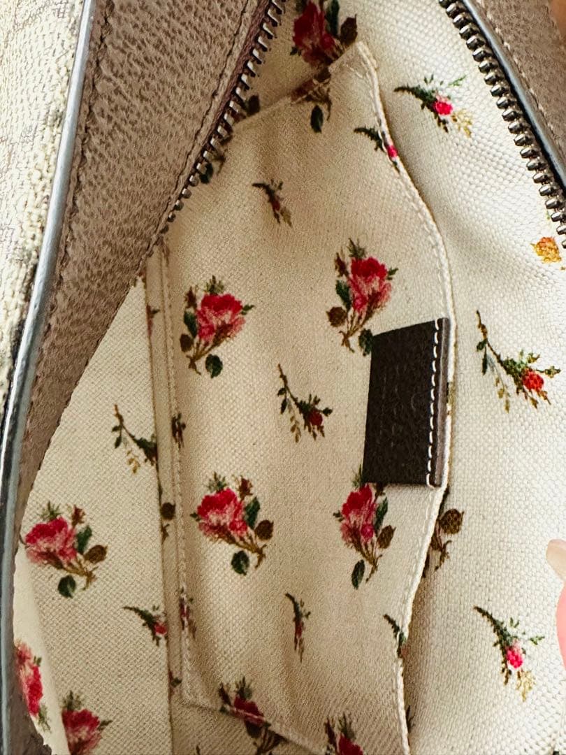 GUCCI グッチ キャンバス ショルダー バッグ ヴィンテージ メッセンジャー