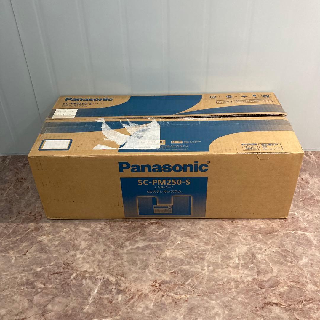 s1663 未使用 パナソニックPanasonic SC-PM250-S コンポ