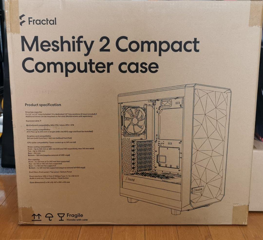Fractal Meshify2 Compact ミドルタワー PCケース