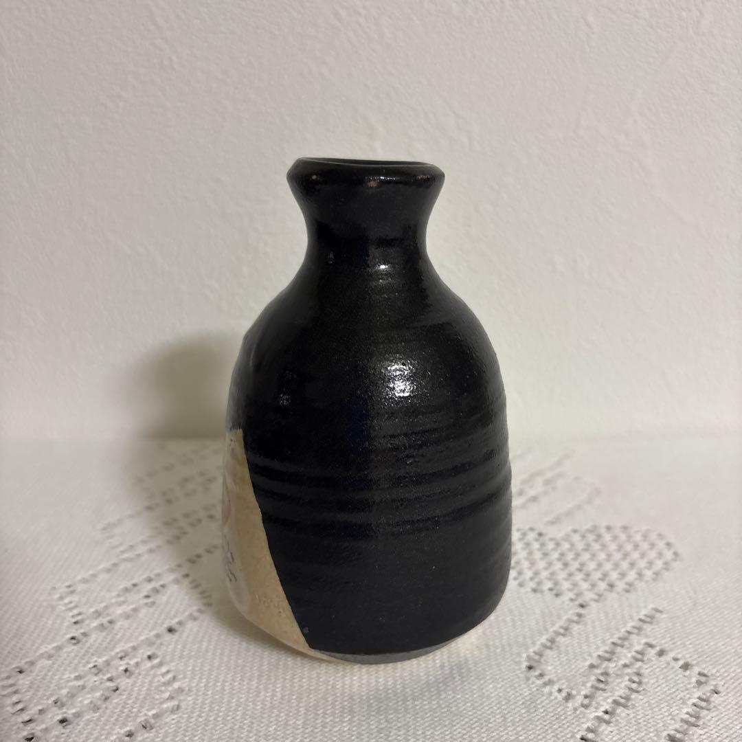 『小壺』陶器製小型花瓶 木箱付き 全長14cm 作者は陶芸家 『加藤釥』さん