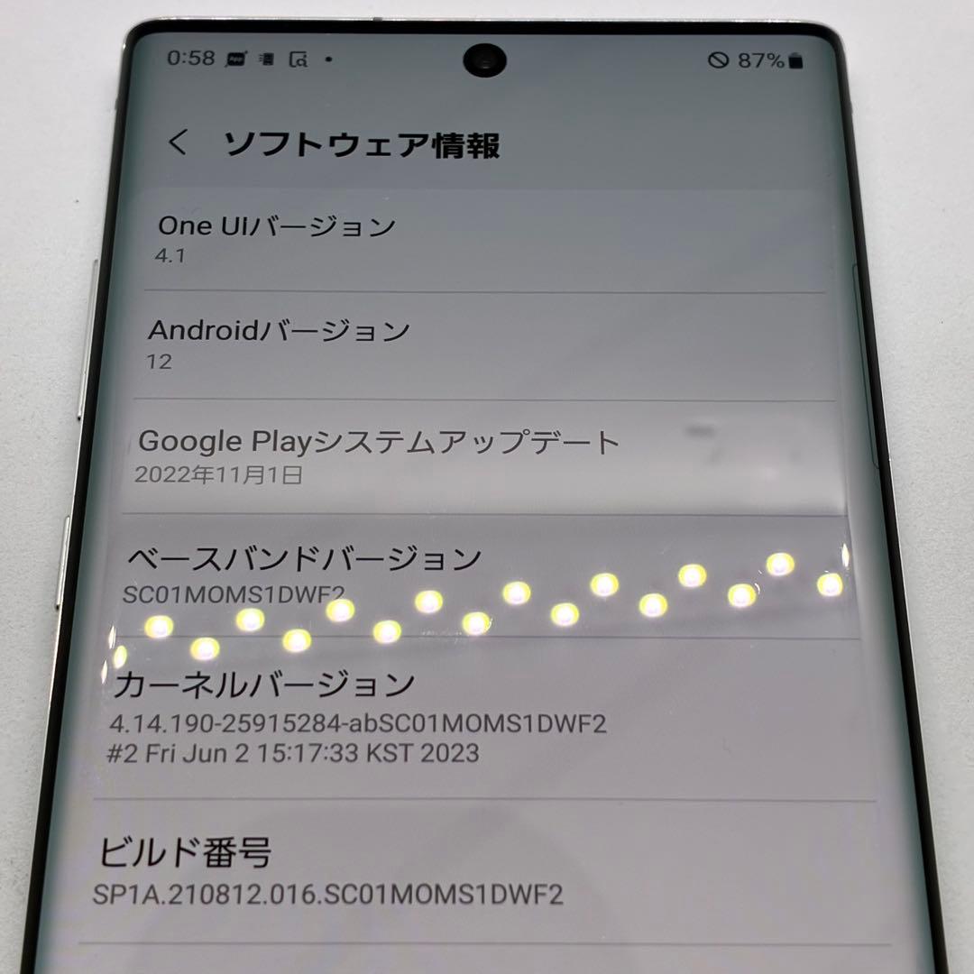 美品　Samsung Galaxy note10 plus 18040