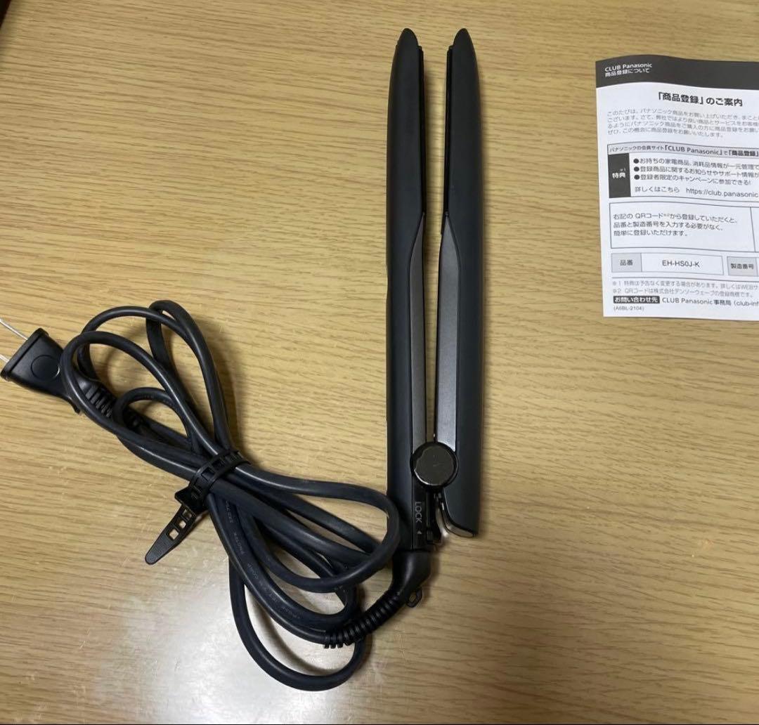Panasonic ストレートアイロン ナノケア EH-HS0J-K