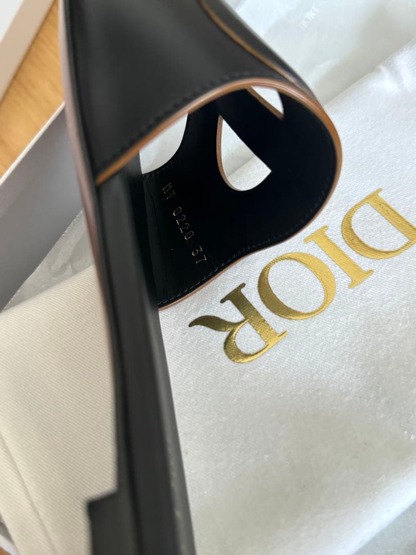 正規品 DIOR(ディオール) D クラブ ミュール ブラック　37