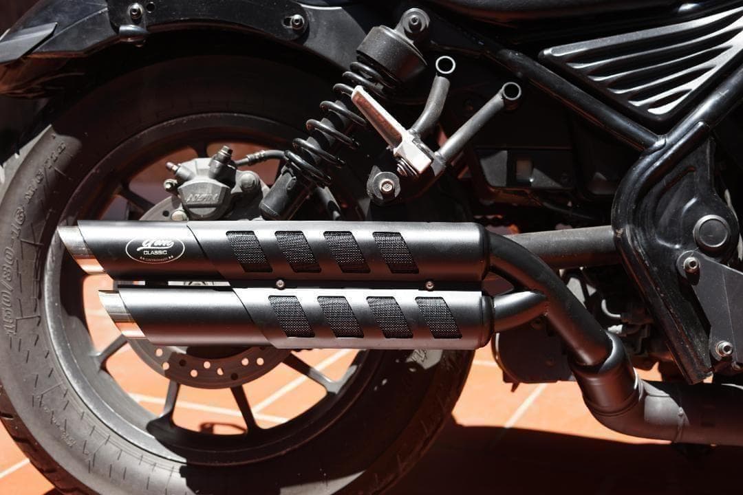 オマケなし　レブル250 2023年以降　２本出しマフラー Gem x Javi