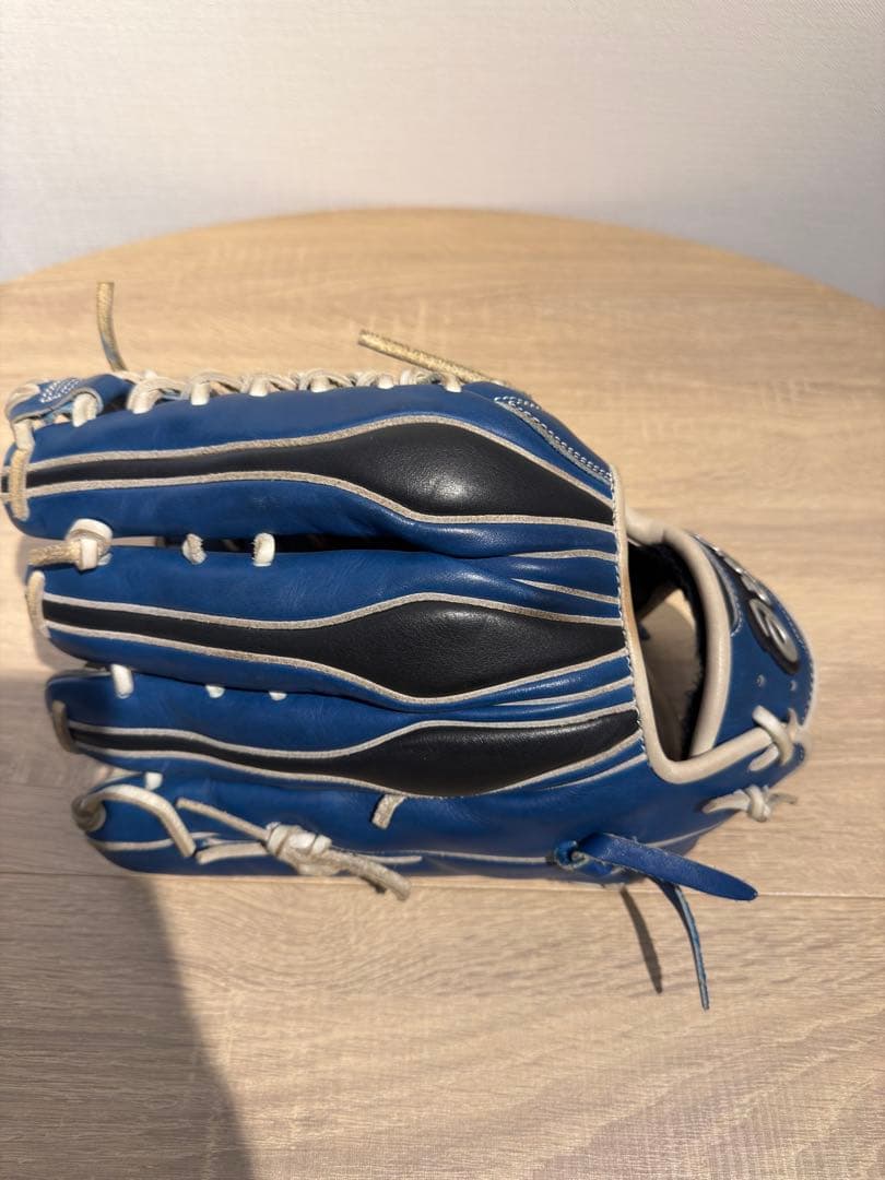 大谷翔平着用モデル　asics 軟式グローブ 青