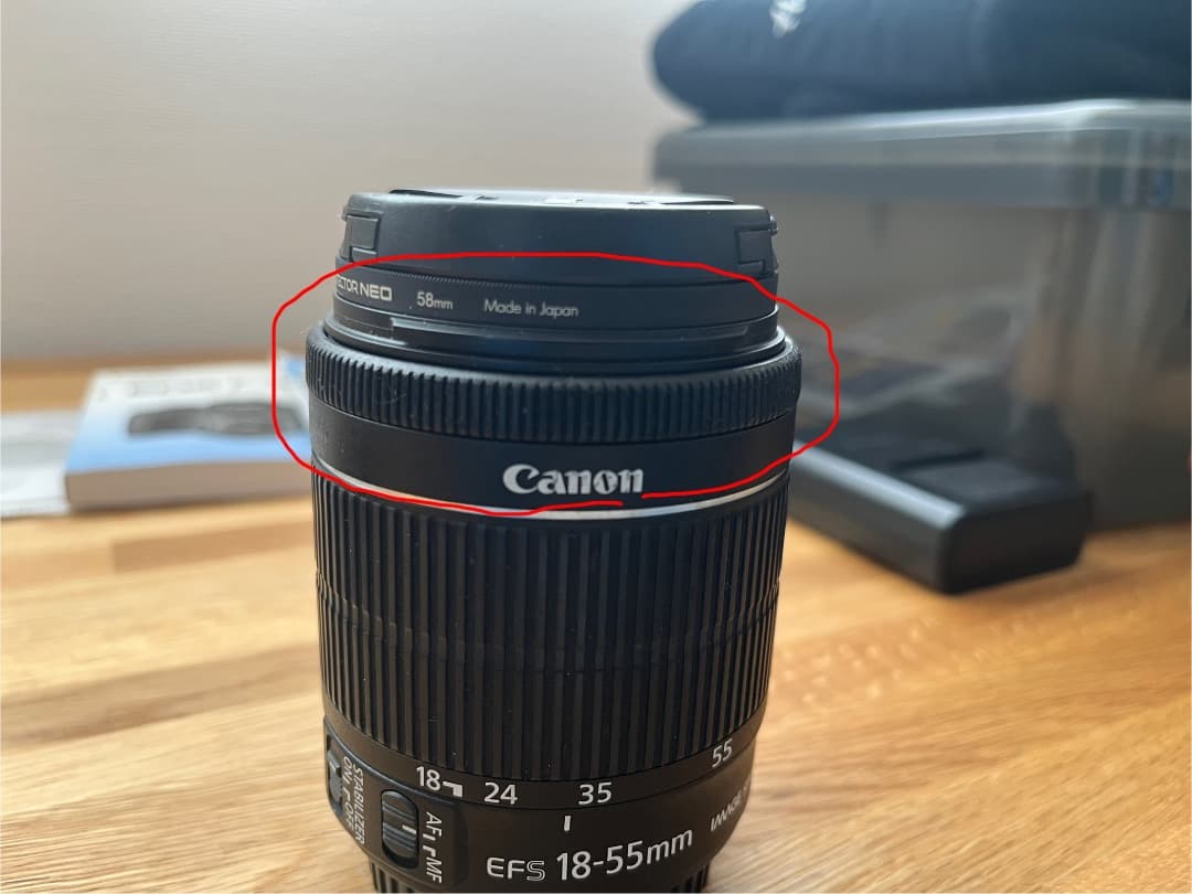 Canon EOS Kiss X7 レンズ付きセット／バッテリー2個／箱なし