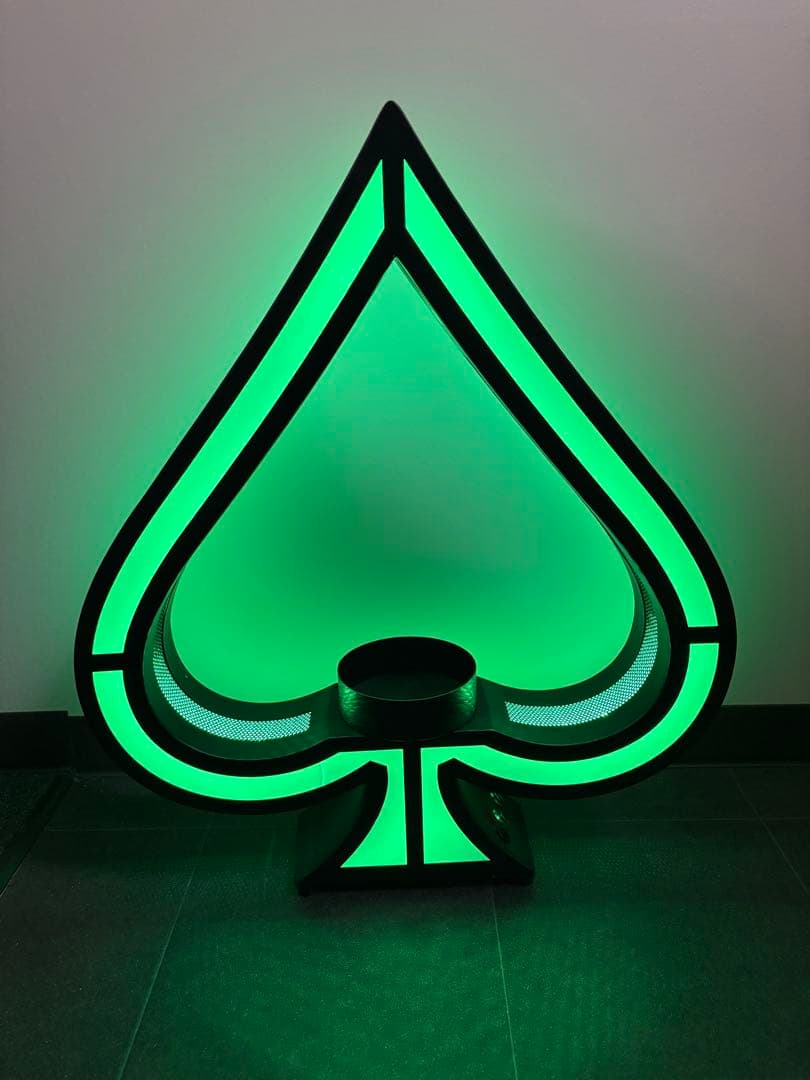 スペード型LEDライトアルマンドスタンド