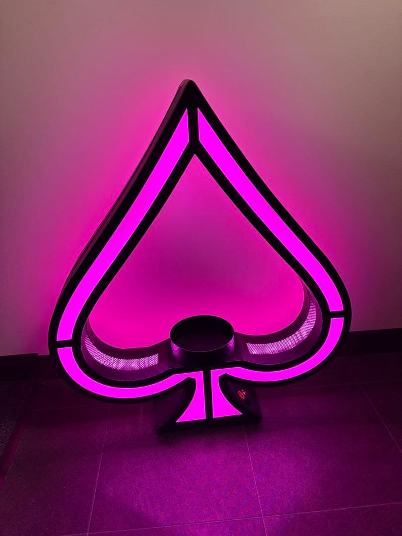 スペード型LEDライトアルマンドスタンド