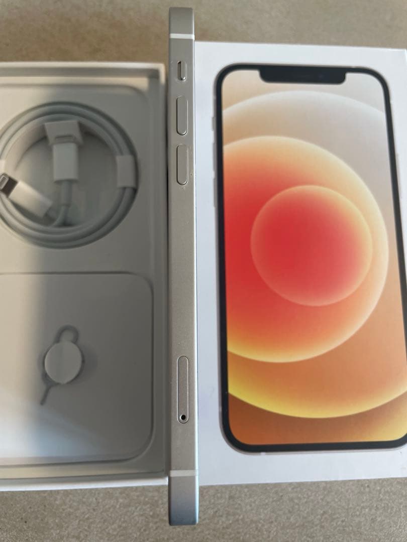 Apple iphone12 128GB ホワイト 付属品/箱あり