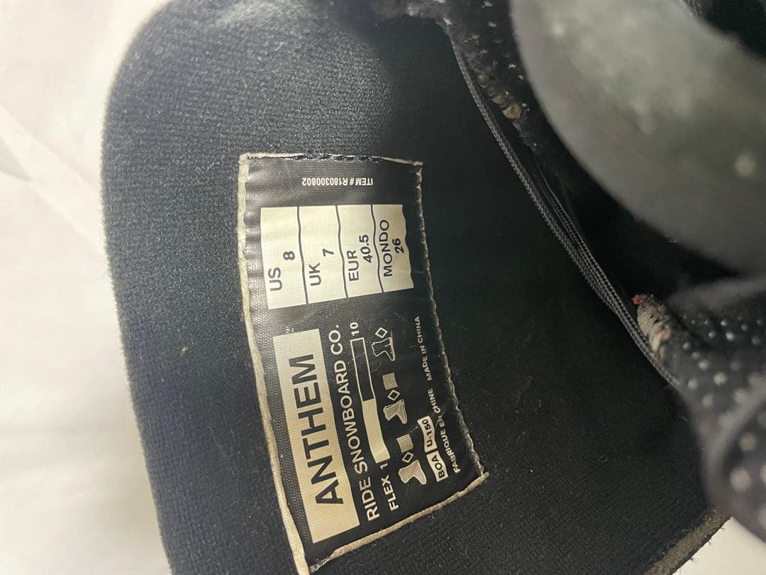 RIDE ANTHEM スノーボードブーツ 26cm BOA