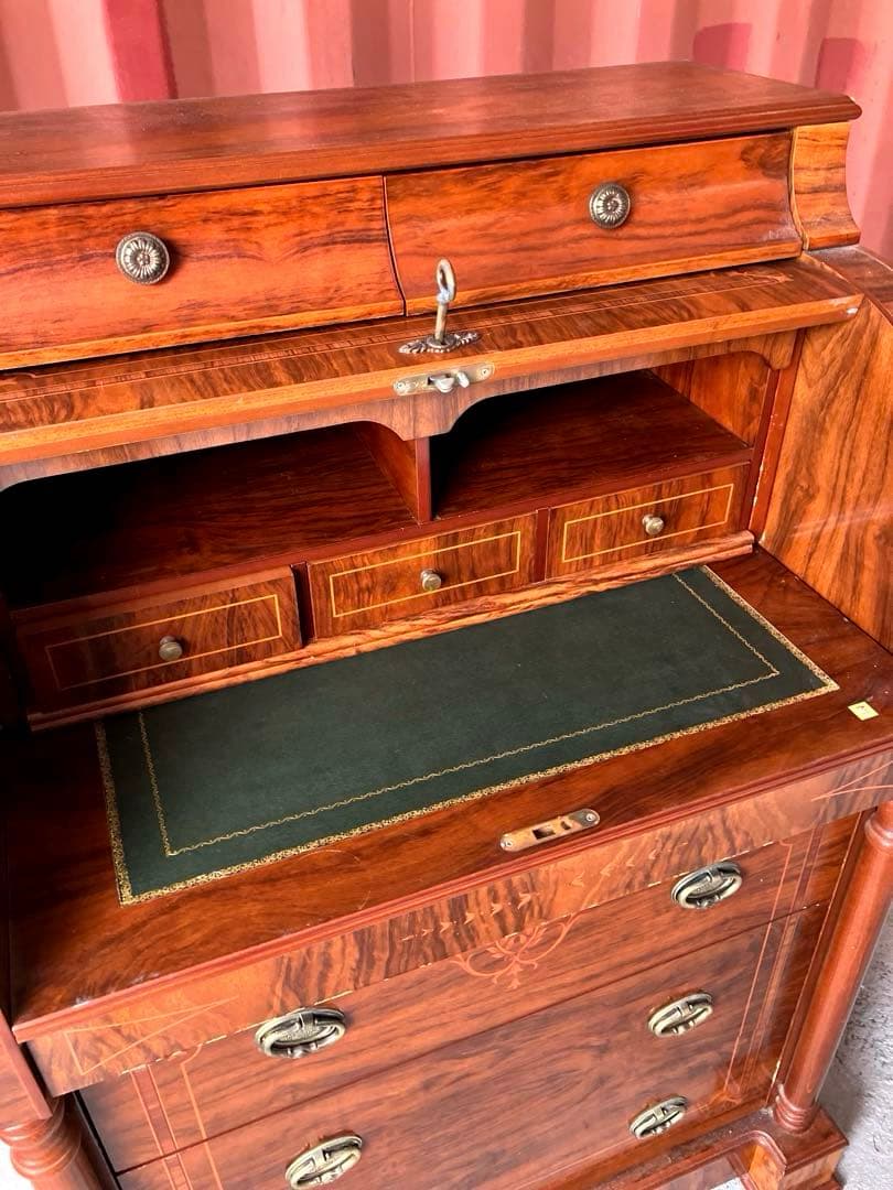 ヴィンテージ　ロールトップライティングビューロー