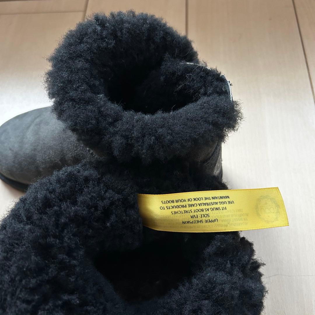 【美品】UGG 黒 ムートンブーツ