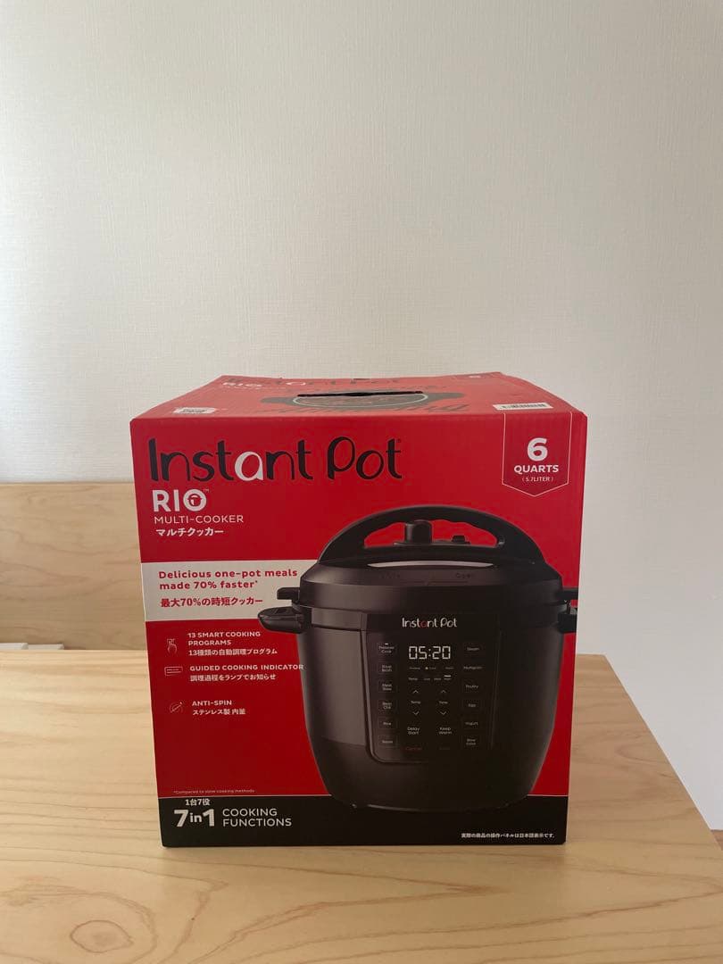 Instant Pot 電気圧力鍋 黒 5.7 L