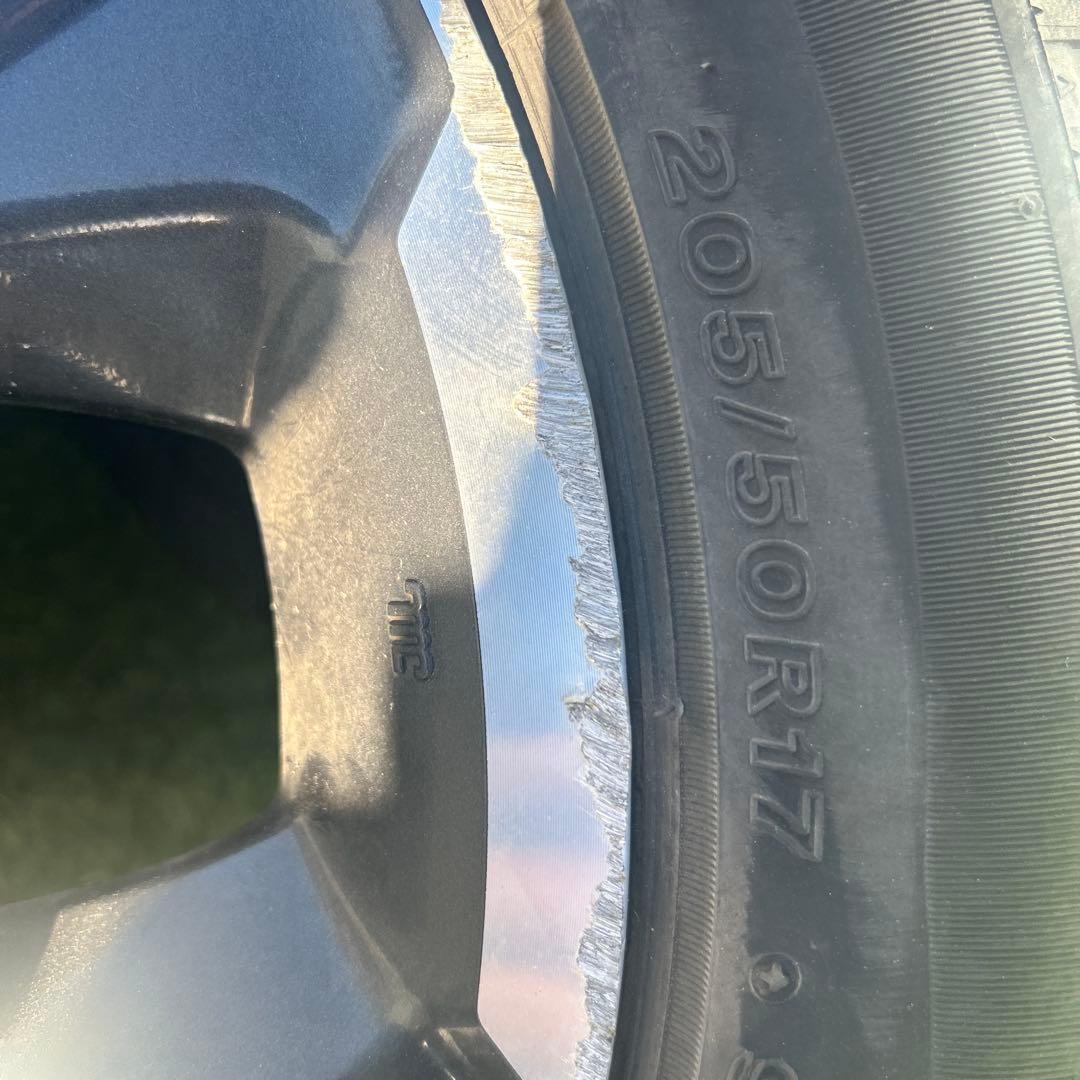 205/50R17 スタッドレスタイヤ　ホイールセット 4本　スバル純正ホイール