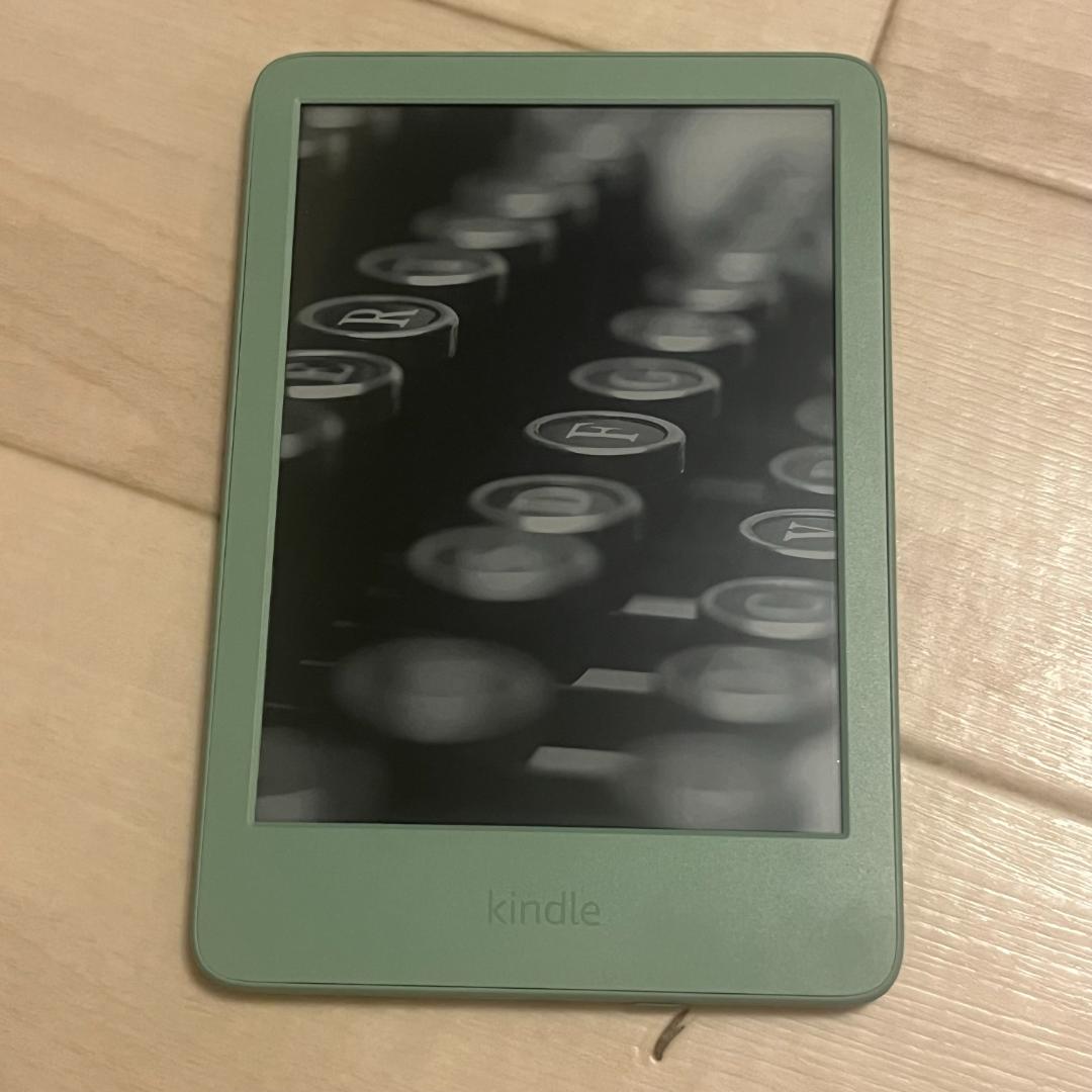 Kindle マッチャ ピンクのカバー付き 電子書籍リーダー本体