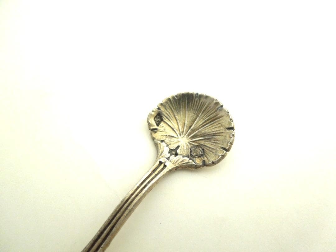 フランス　シルバーミニスプーン　純銀　アールヌーボー　ヴェルメイユ