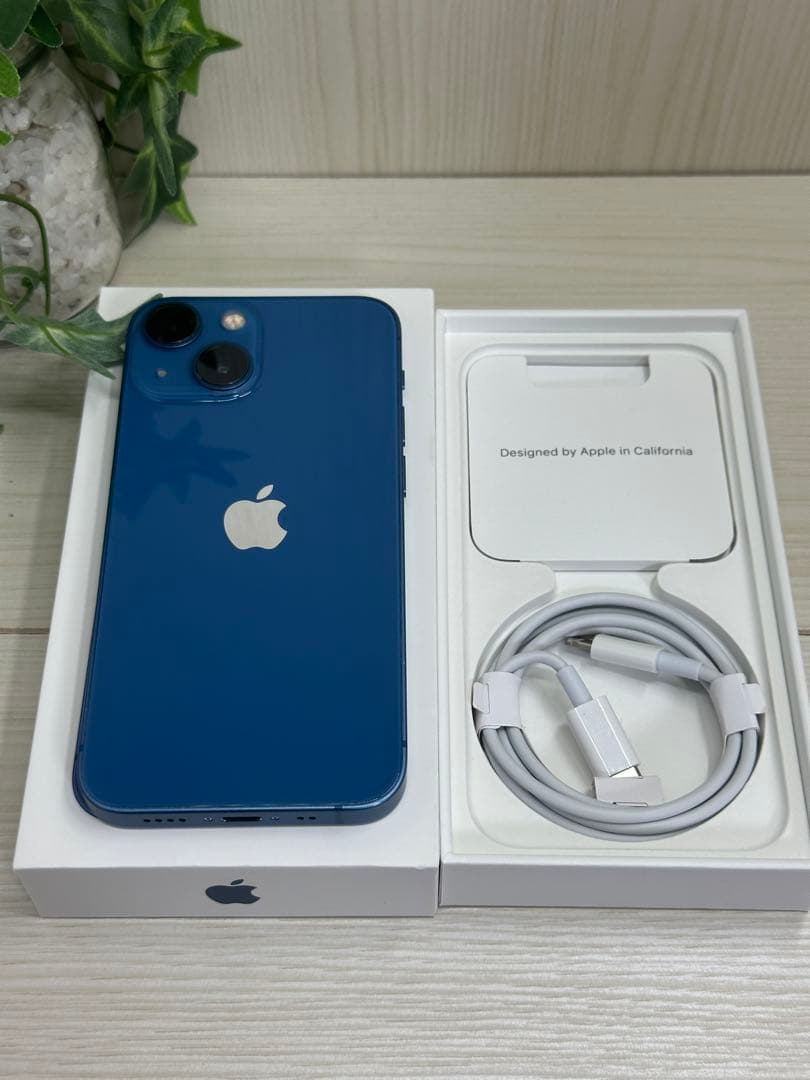 ✅純正バッテリー100％✨美品✨iPhone 13 mini❣️