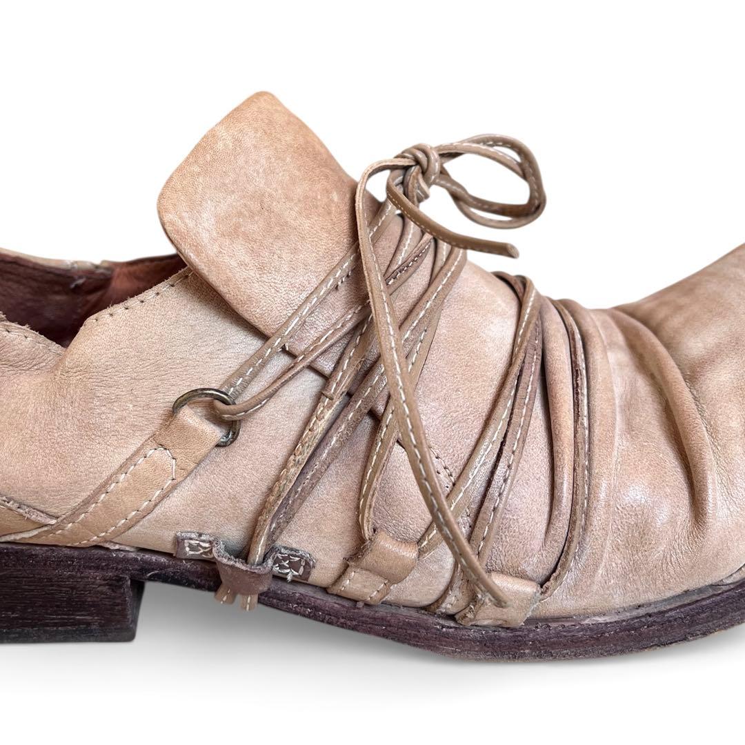 00s whoop-de-doo 鬼反り グルグル紐 レザーシューズ 革靴 本革