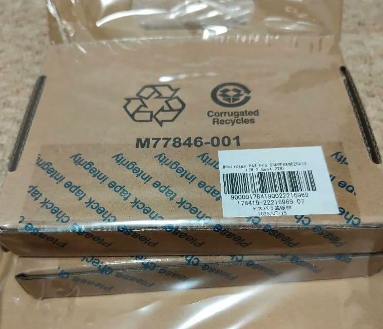 Solidigm P44 Pro (M.2 2280 2TB)新品未開封　2個