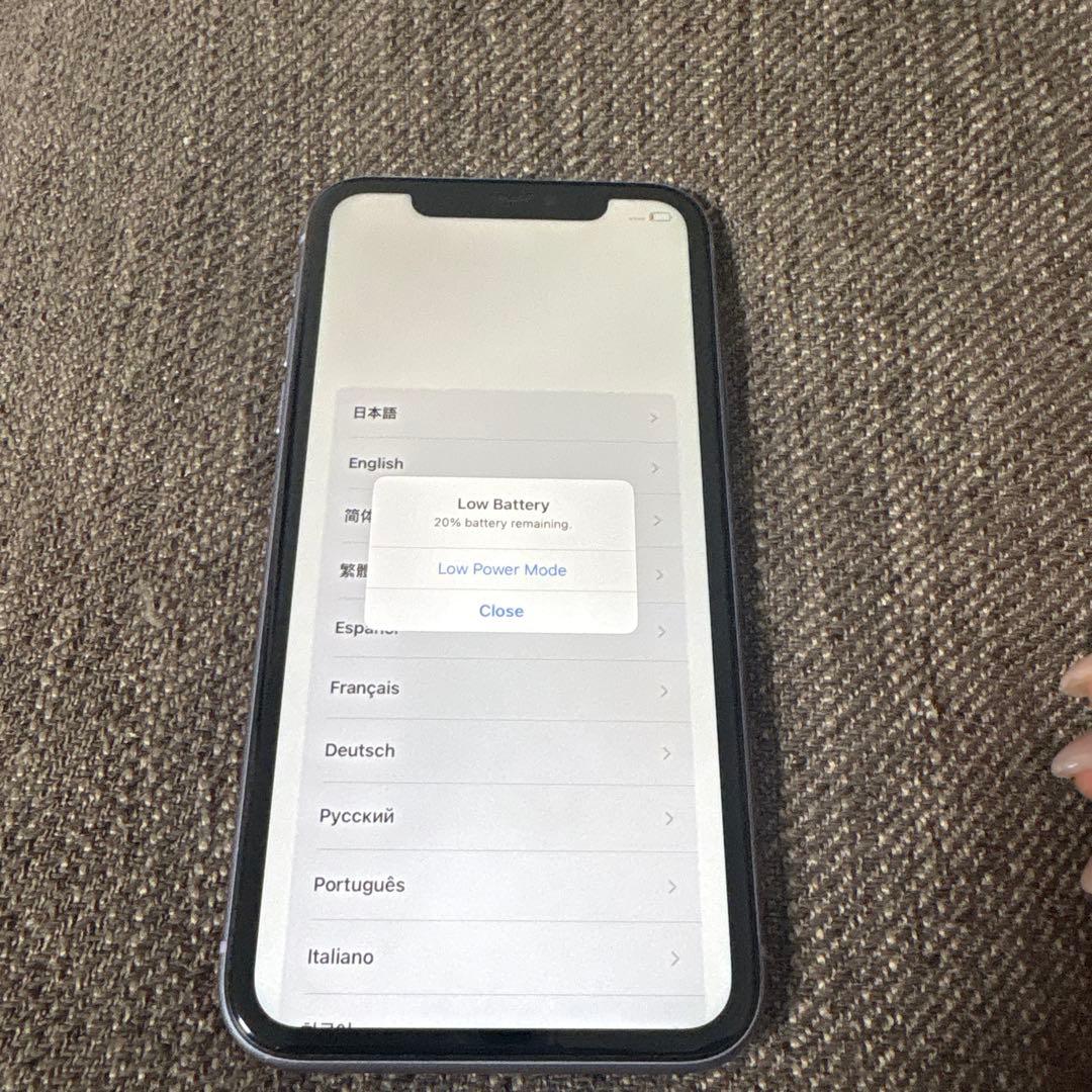 Apple iPhone11本体 パープル