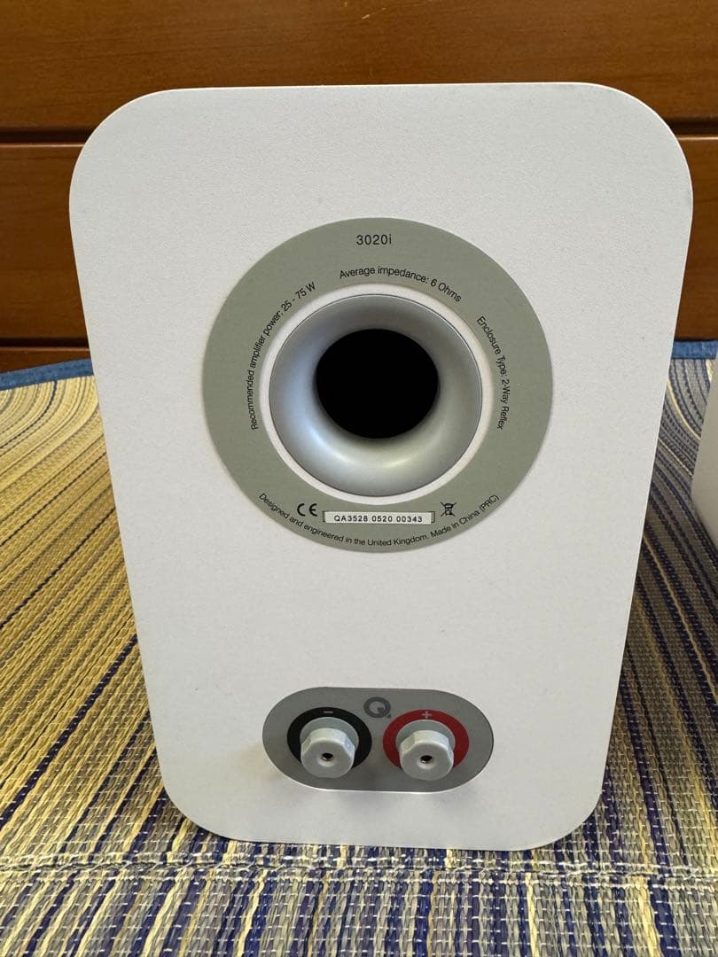 Q Acoustics 3020i ホワイト スピーカー