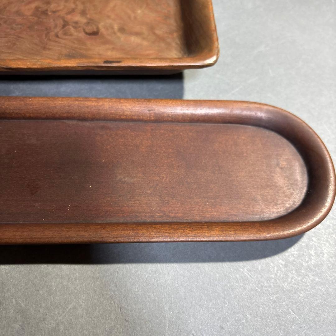 時代　木製　盆　２点　まとめて