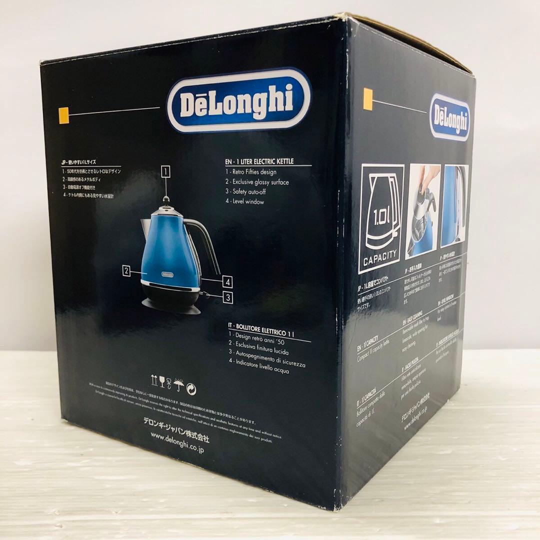 ★未使用品★極美品　DeLonghi KBO1200J-B デロンギ　ケトル