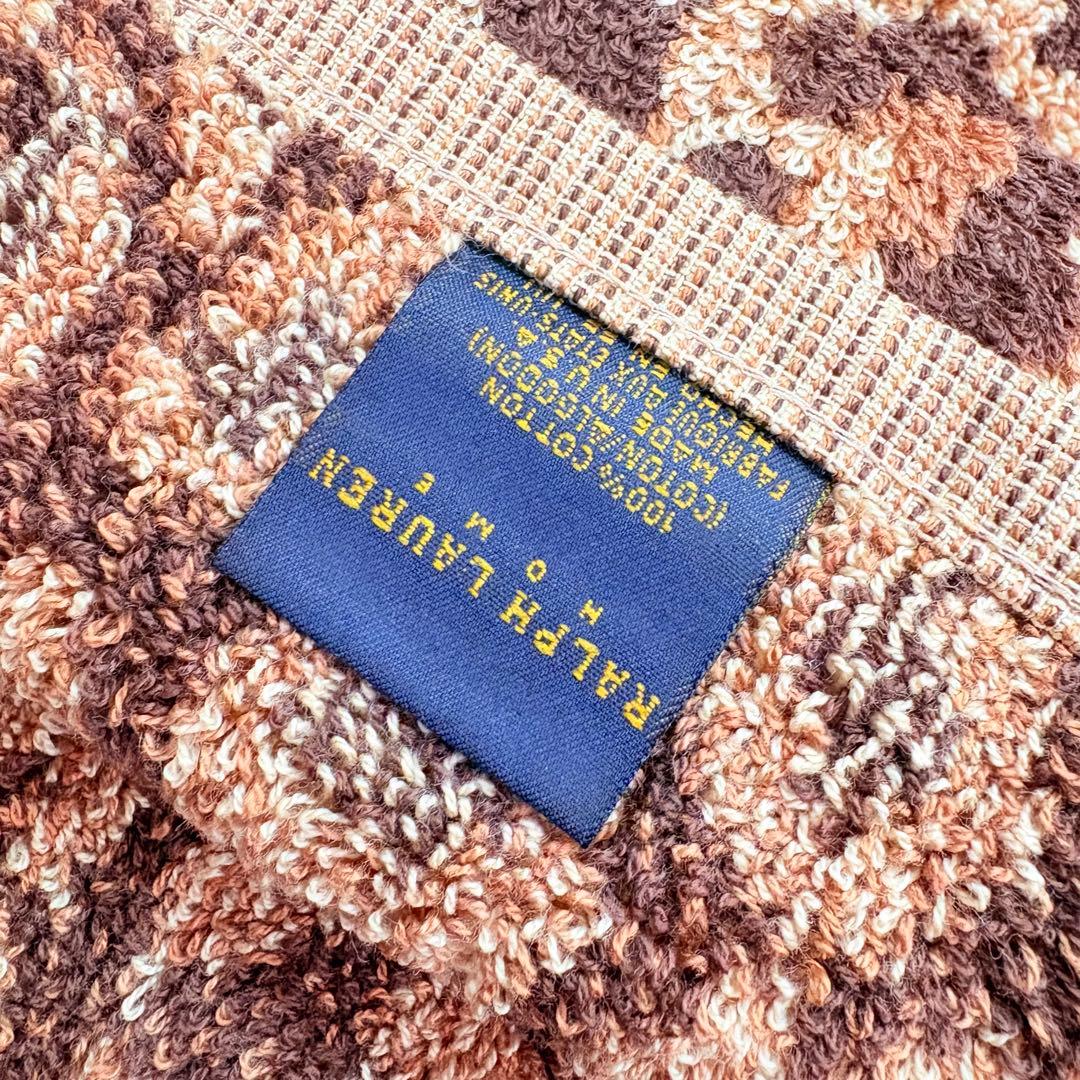 新品　Ralph Lauren USA製　アメリカ製　バスタオル　レオパード