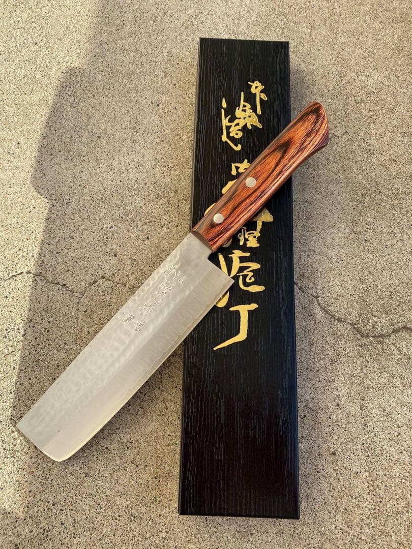 関の刃物 菜切り包丁165mm 富士觀 VG-1 ステンレススチール