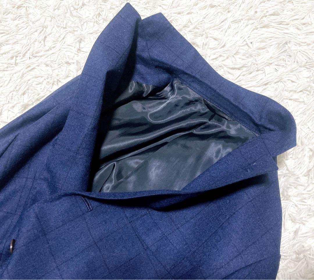 UNIVERSALLANGUAGE 未使用CANONICOネイビーチェックJK