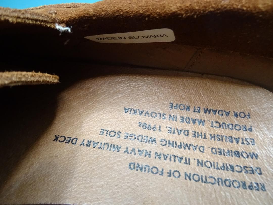 コ*エ様 超美品★リプロダクションオブファウンドデッキシューズ42