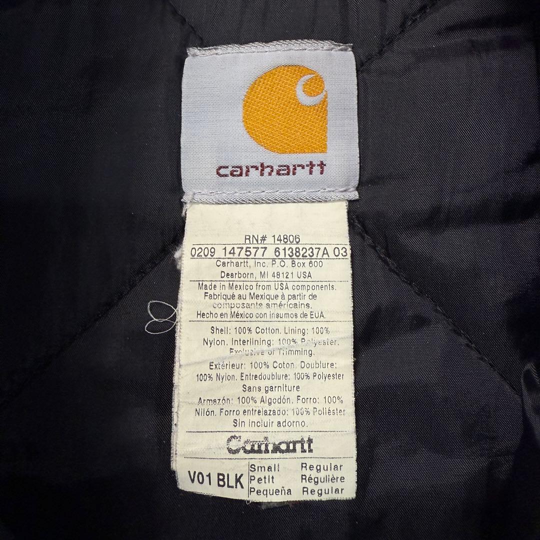 クリケット様 カーハート【S】00s ダックベスト ブラック フェード