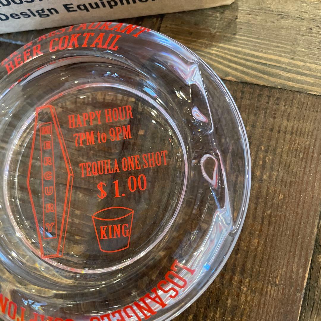 MERCURYヴィンテージ ライン ガラスアシュトレイ