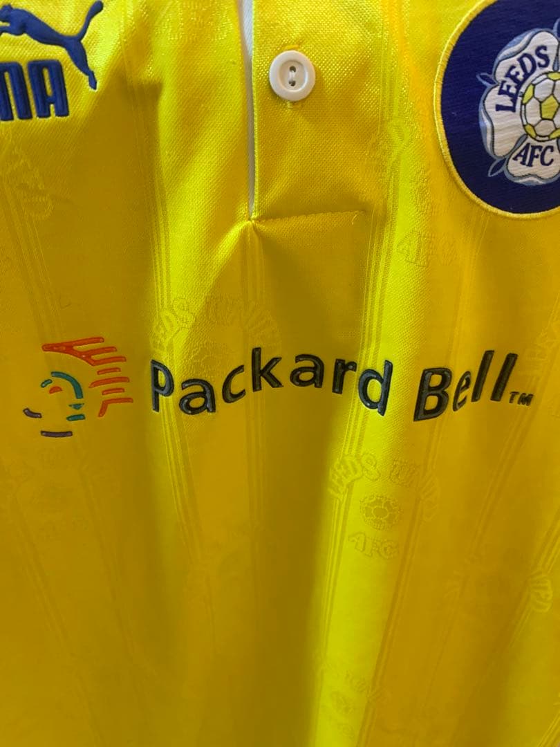 【寸法写真追加】プーマ　レトロ　おさがり　サッカー　リーズ　田中碧　イギリス製