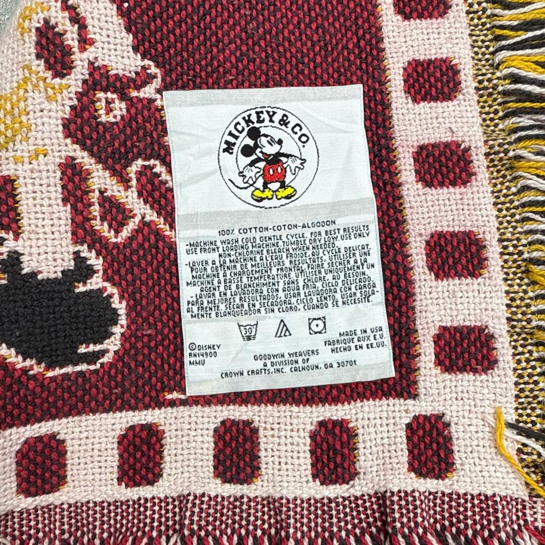 ディズニー　ミッキーマウス　マルチカバー　ソファカバー　ラグ　174x128