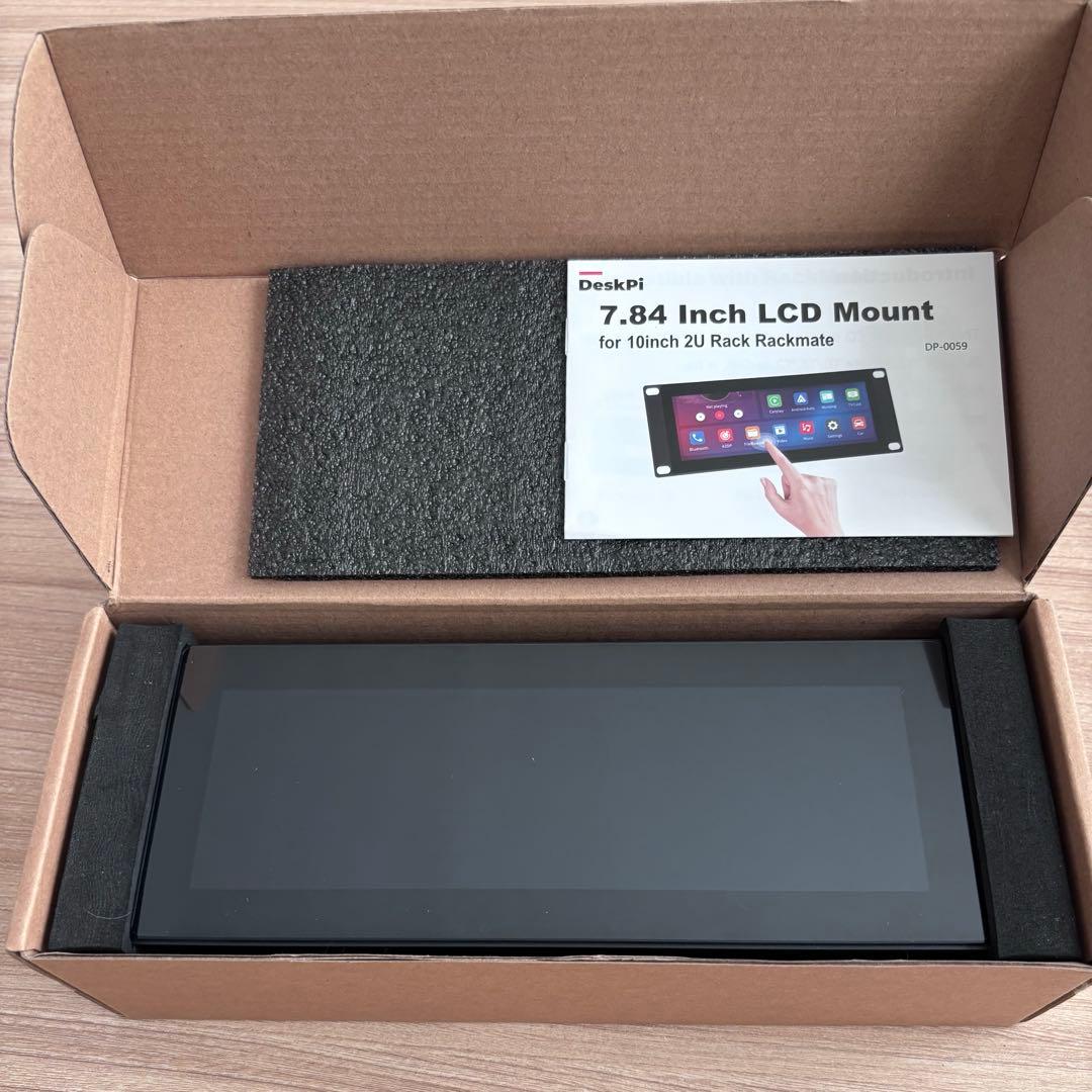 1280 x 400 静電容量式タッチスクリーン ラックマウントモニター