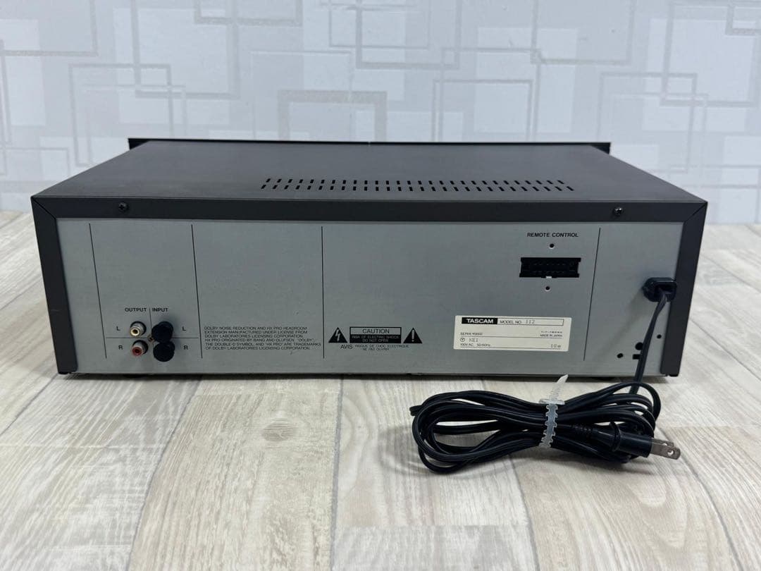 美品TASCAM タスカム112 カセットデッキ 動作品