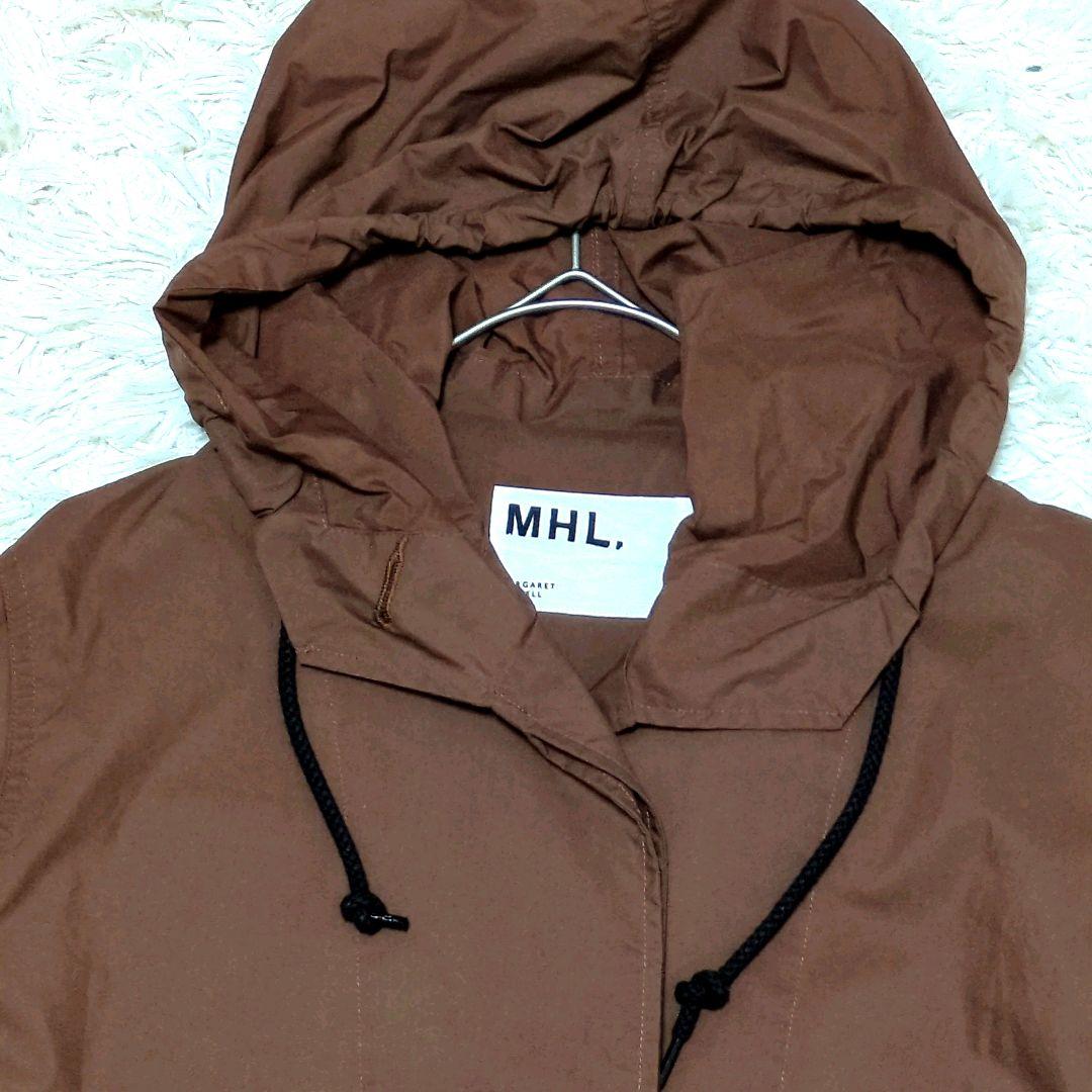 美品 マーガレットハウエル　MHL. モッズコート　フーディー エンジ　Ⅰ