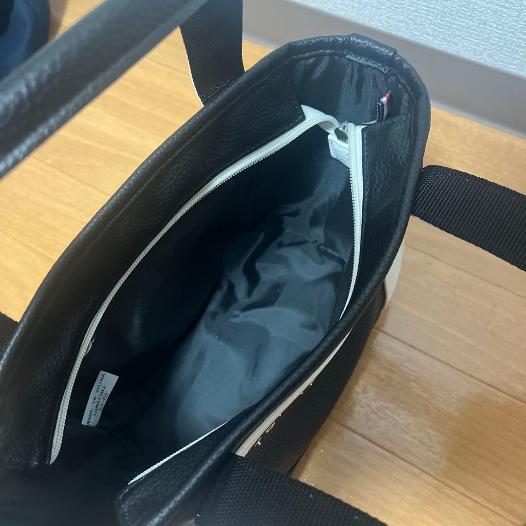   トートバッグ 黒/白