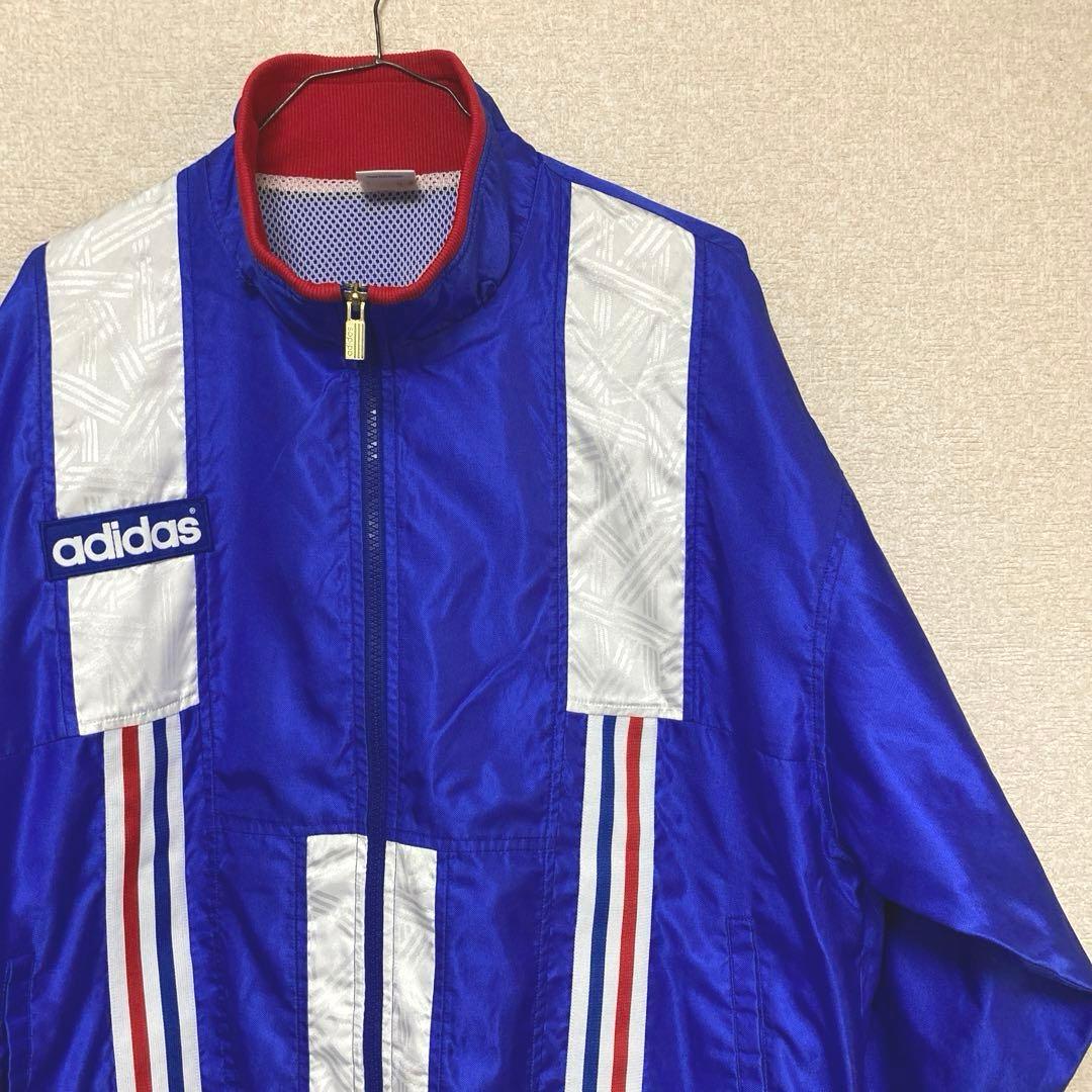 美品　90s 【デサント製】 adidas セットアップ　トラックジャケット