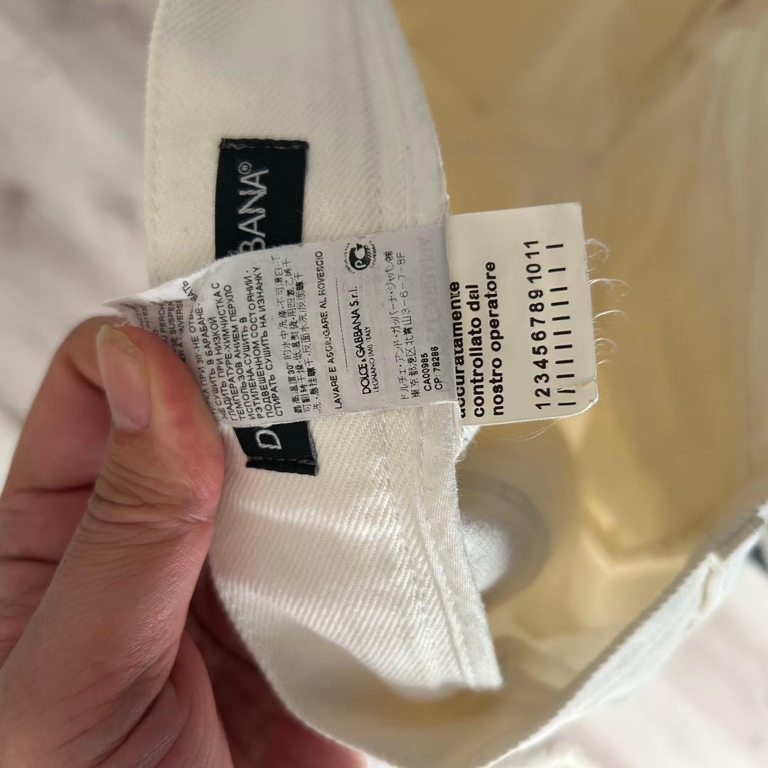 Dolce & Gabbana イタリア製 ストレートデニム ホワイト　46