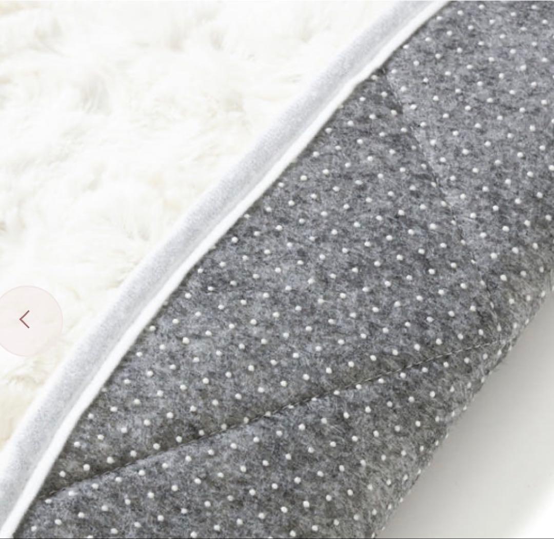 Francfranc こたつ敷布団 こたつ布団カバー ホワイト【2点セット】