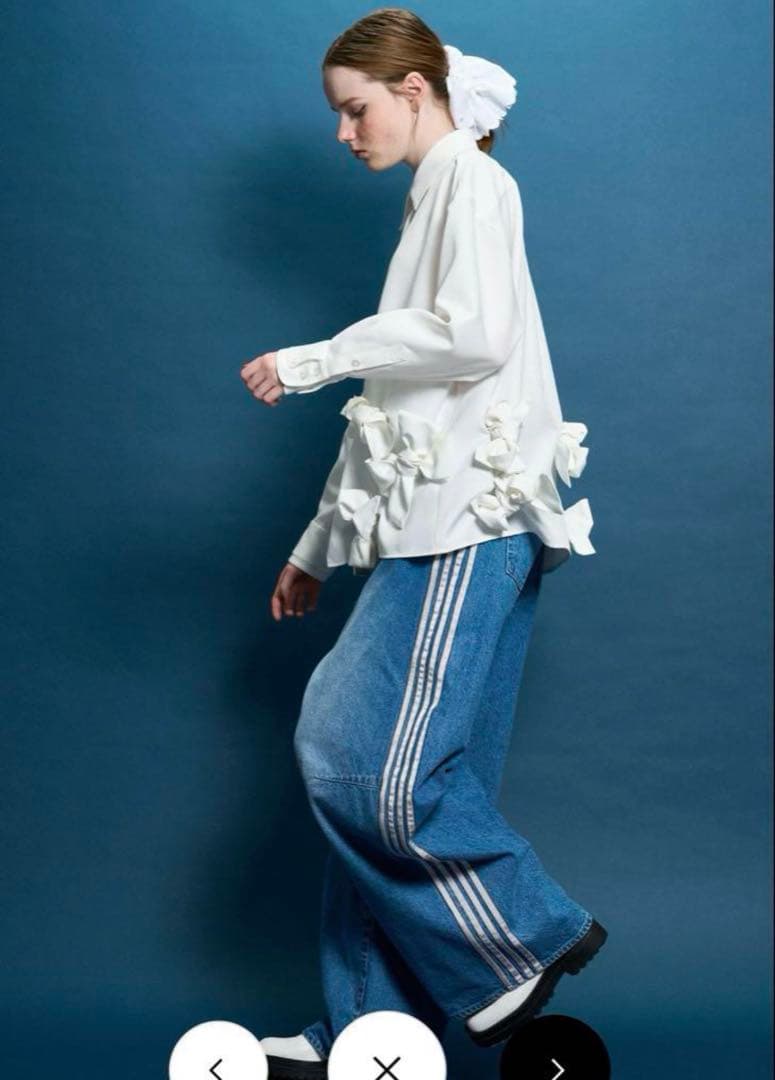 トップス THETOE Kordela Twist Shirt white