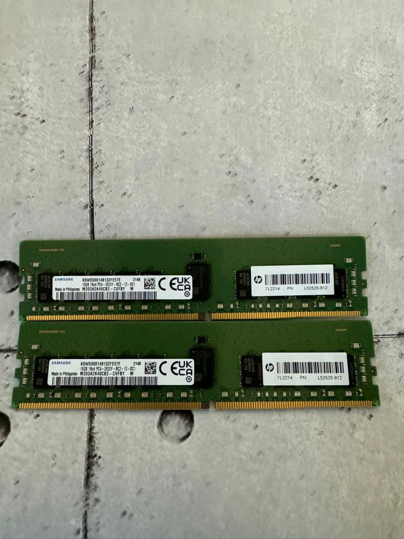 HP DDR4 32GB メモリ 2枚セット