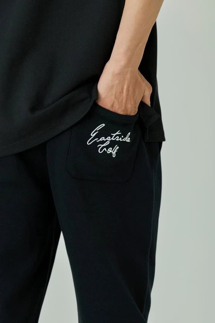 新品未使用　Eastside Golf スウェットジョガーパンL 黒