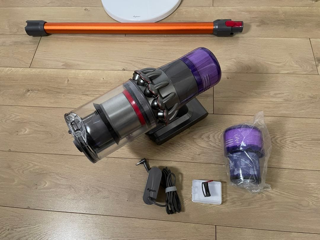 ダイソン⑮SV14V11fluffy 純正スタンド　新品パイプ　２ヘッドから選択